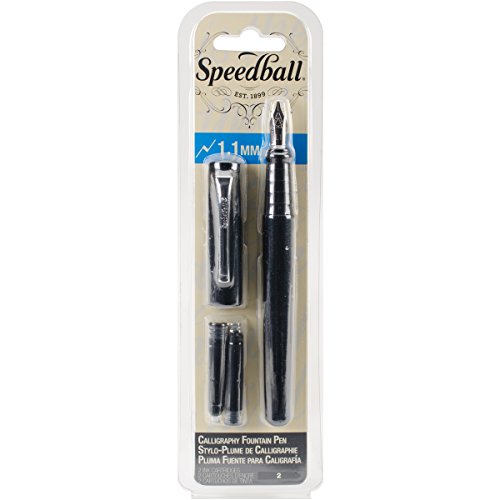 Speedball Füllfederhalter, 1,1 mm, Schwarz von Speedball