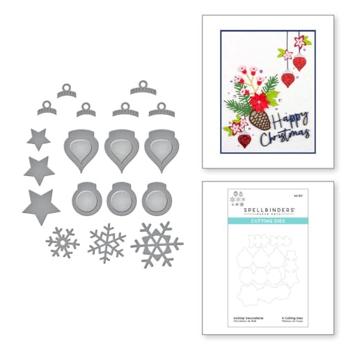 Spellbinders Holiday Decorations Tis The Season Collection Stanzformen aus Metall von Spellbinders