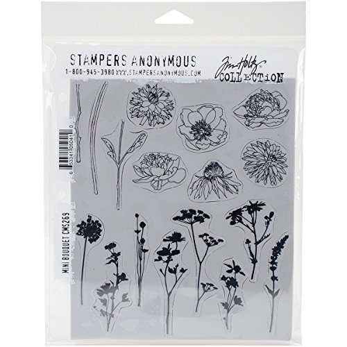 Stempel Anonymous cms269 Tim Holtz selbst Stempeln, Mehrfarbig, 7 x 21,6 cm von Stampers Anonymous