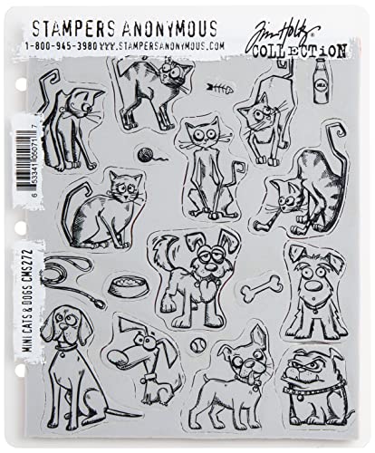 Stempel Anonymous cms272 Tim Holtz selbst Stempeln, Mehrfarbig, 7 x 21,6 cm von Stampers Anonymous