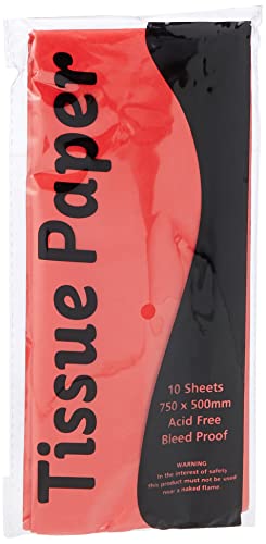 Stephens 750 x 500 mm Seidenpapier – Rot von Stephens