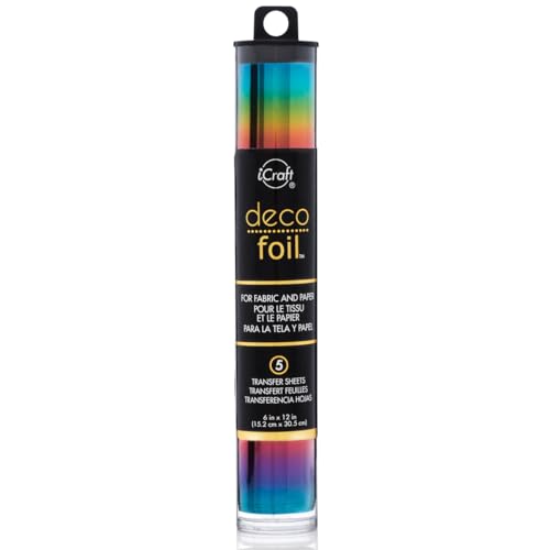 Thermoweb Folie Deco Specialty 6 x 12 Zoll, Rainbow von iCraft