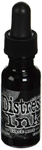 Tim Holtz 14,2 g Distress Ink Re-Inker, Black Soot von Ranger