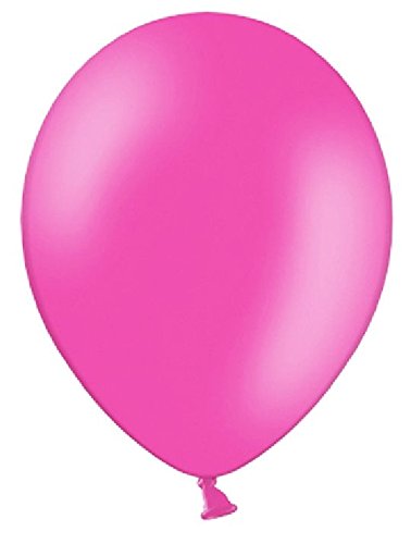 Unbekannt 50 Mini Basis Ballons Fuchsia pink , ca. 13 cm von Unbekannt