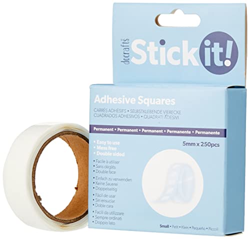 Stick it DoCrafts Cuadrados Pequeños (5mm) von STICK IT