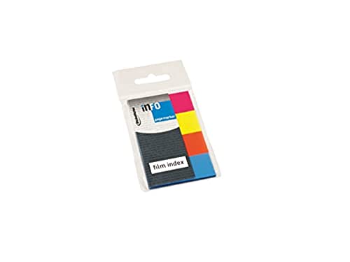 Unbekannt Index Marker 50x20 mm 4X 40 Blatt Folie Sortiert von Unbekannt