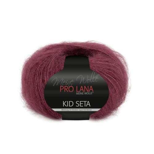 PRO LANA Kid Seta - Farbe: Bordeaux (38) - 25 g/ca. 210 m Wolle von PRO LANA