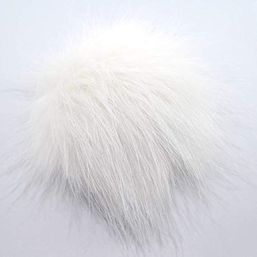 Pro Lana Fell Pompon, Acryl, White Snow, 12-14 cm von PRO LANA