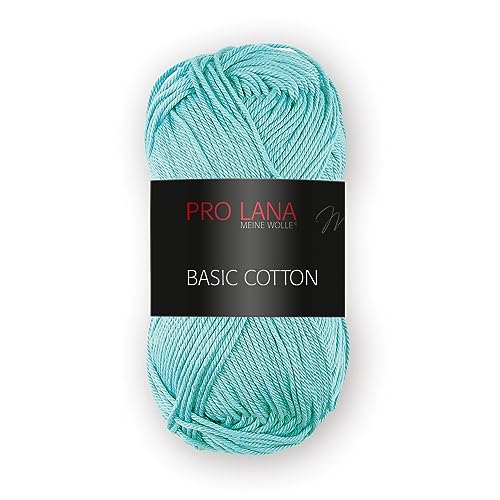 Pro Lana Basic Cotton 50g - Farbwahl (65 - aqua) von PRO LANA