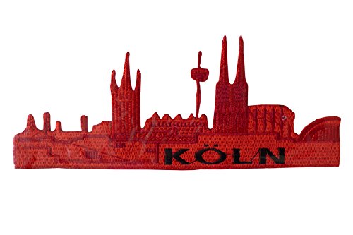 Unbekannt Tolles Bügelbild ~ Köln rot ~ Kölner Dom Skyline Applikation Karneval von Unbekannt