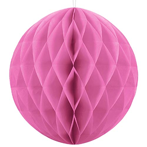 Unbekannt Wabenball 1 STK Ø 40 cm - Pompoms Wabenbälle Deckendeko Hängedeko Honeycombs (Rosa) von Unbekannt