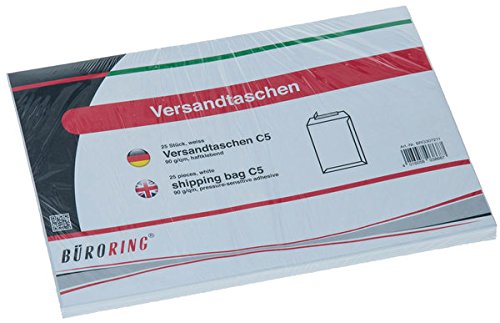 Versandtasche, C5, Haftklebung, weiss, 90g von Unbekannt