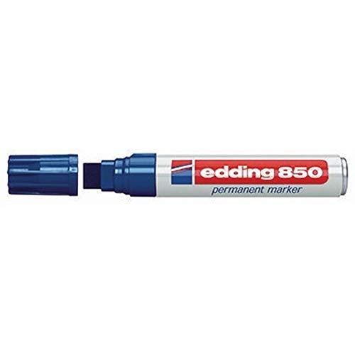 edding Permanentmarker 850 4-850003 5-16mm Keilspitze nachfüllbar blau von Unbekannt