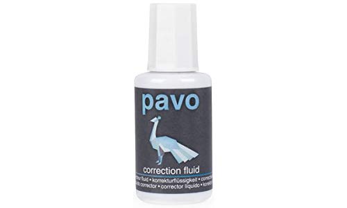 pavo 8000890 Korrekturflssigkeit, weiß, Inhalt: 20 ml von Unbekannt