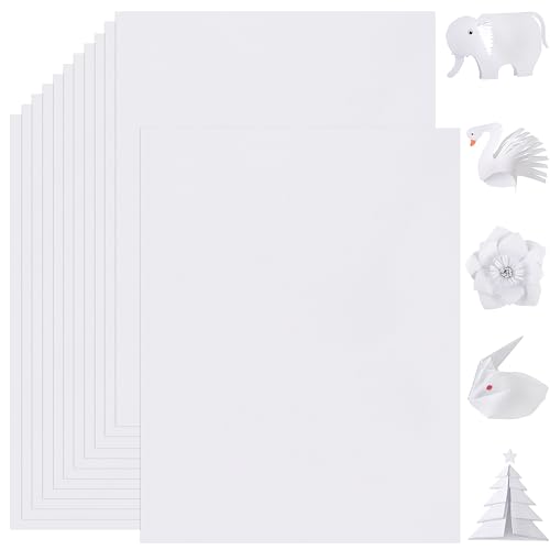 UAP24WH100 Weißer Karton, 21,6 x 27,9 cm, 41,7 kg/250 g/m², schweres Drucker, dickes Kartonpapier, Konstruktionspapier für Bastelarbeiten und DIY-Karten, 100 Blatt von Uncle Paul