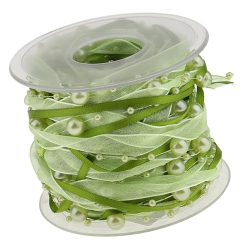 Praktisches 10 M Weißes Organza Band Mit Perlen Verzierungen Accessoire Für Handwerk Und Die Hochzeitsdekoration Z10mm Geschenke Verpackung Praktisches 10 M Weißes Organza Band Mit Perlen Verzierungen Accessoire Für Handwerk Und Die Hochzeitsdekoration Z10mm Geschenke Verpackung von UncleS