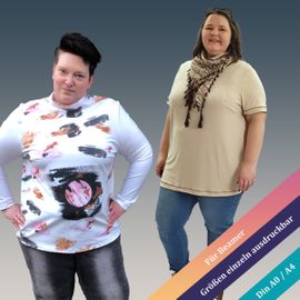 Basic-Shirt Bellis Curvy von Unendlich schön - Design Anita Lüchtefeld