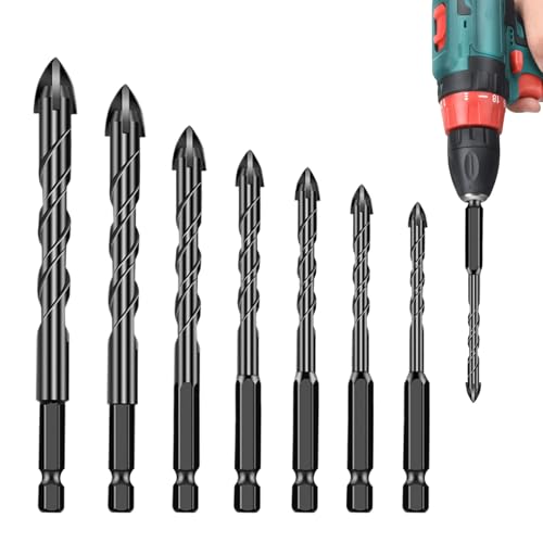 Bit Set for Drill, Metal Drilling Bits, Quick-Change Socket Set, Shock-Resistant Anti-Slip Design, Ideal for Concrete Woodworking Appliance Repair Projects, 15x6x1.5cm Carbide Bit Set for Drill, Metal Drilling Bits, Quick-Change Socket Set, Shock-Resistant Anti-Slip Design, Ideal for Concrete Woodworking Appliance Repair Projects, 15x6x1.5cm Carbide von Ungtyb