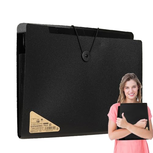 Expanding File Organizer | Document Organizer With Pockets | Portable Dateiordner | Expandable Document Storage | Office Supplies Organizer | Secure Document Holder von Ungtyb