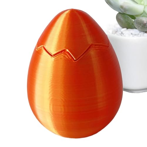 Ungtyb Easter Eggs Empty, Creative 3D Printed Eggs, Handmade Tiny Eggs, Easter Parties Supplies with Lightweight and Durable Design for Home Decoration and Holiday Theme Parties (1 Piece) von Ungtyb