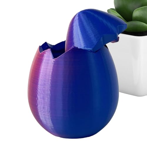 Ungtyb Easter Eggs Empty, Creative 3D Printed Eggs, Handmade Tiny Eggs, Easter Parties Supplies with Lightweight and Durable Design for Home Decoration and Holiday Theme Parties (1 Piece) von Ungtyb