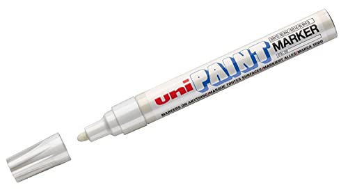 uni-ball 182001 Outliner Marker Lackmalstift PX-20 weiß, Cartoon, Einheitsgröße von Uni-Ball