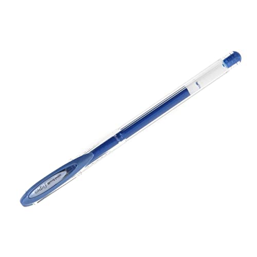 UNI-BALL Signo UM120NM Gel-Tintenroller, mittlere Spitze, 0,7 mm, Blau von Uni-Ball