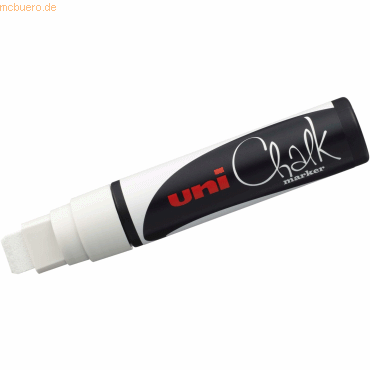 Uni-Ball Kreidemarker Uni Chalk PWE-17K 15mm weiß von Uni-Ball