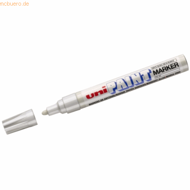 Uni-Ball Lackmalstift Uni-Paint PX-20 2-3 mm weiß von Uni-Ball