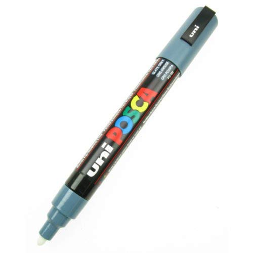 Uni Pc - 5M Posca Marker Schiefergrau von Uni-Ball