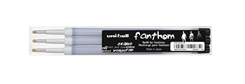 Uniball UFR122% 2F07N 3 Minen für Gel-Tintenroller Kugelschreiber 12 Stück schwarz von Uni-Ball