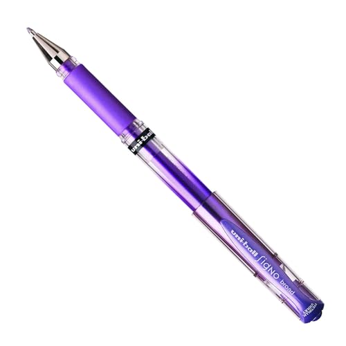 uni-ball 146838 - Gelroller Signo UM-153, broad, 1,0 mm, violett metallic, 1 Stück von Uni-Ball