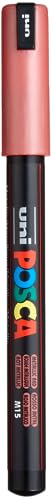 uni-ball 181784 - POSCA Marker mit kalibrierter Spitze - metallic rot von Uni-Ball