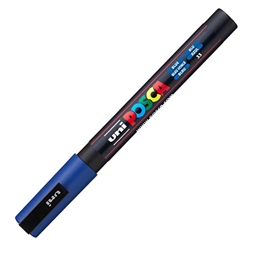 Uni Mitsubishi Marker uni posca pen pc3m p. fine 0,9-1,3mm blau von Uni Mitsubishi