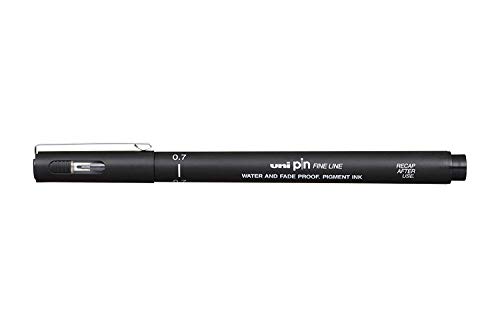 uni-ball Pin Zeichenstift Fineliner ultra fein Line Marker 0.8mm schwarze Tinte 3er Pack ] von Uni-Ball