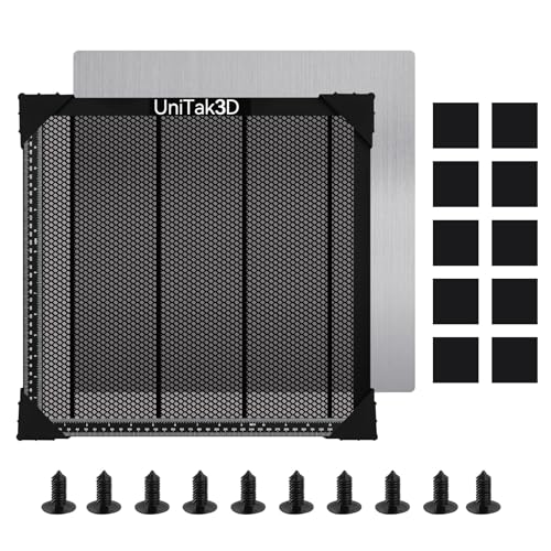 UniTak3D Honeycomb Wabentisch für Laser Graviermaschine 400x400mm for XTool D1/D1 Pro/S9/S10/S30 Pro/RAY5/Falcon 2 Engraver Desktop Protection with Aluminiumplatte Working Area 360x360mm von UniTak3D