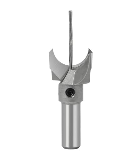 Unifizz Fräser-Bit, Wolframstahl, Perlenschneider, kleines Loch, Perlenschneider, Griff, 10 mm Durchmesser, 2 mm, 10 mm, geeignet für Weich- und Harthölzer von Unifizz