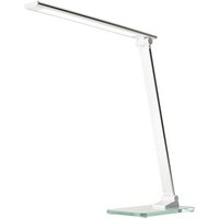 unilux POPY LED-Schreibtischlampe weiß/metallgrau 6 W von Unilux