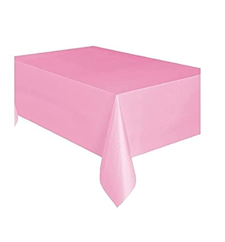 Unique Industries 50362 Hübsches Pink Tischdecke aus Kunststoff, hellrosa Farbe von Unique