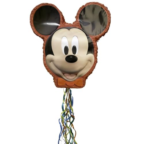 Disney Mickey Mouse-Pinata - Zugschnur von Unique