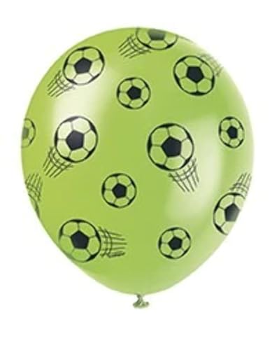 Latex-Luftballons - 30 cm - Fußballparty - 5er-Pack von Unique