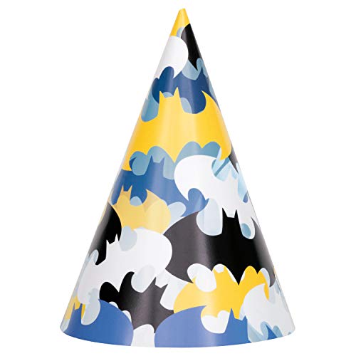 Partyhüte - Batman-Party- 8er-Pack von Unique