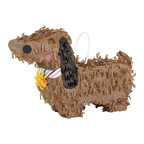 Unique Party 75897 Mini Dachshund Pinata Favour Decoration von Unique