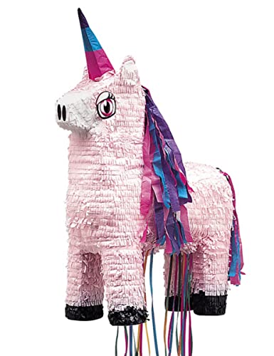 Unique Party Supplies 66014 Einhorn-Pinata - Zugschnur von Unique