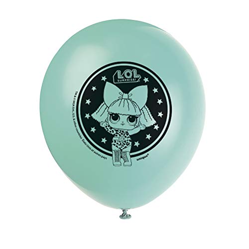 Latex-Party-Luftballons - 30 cm - LOL-Überraschungsparty - Packung mit 8 Stück von Unique