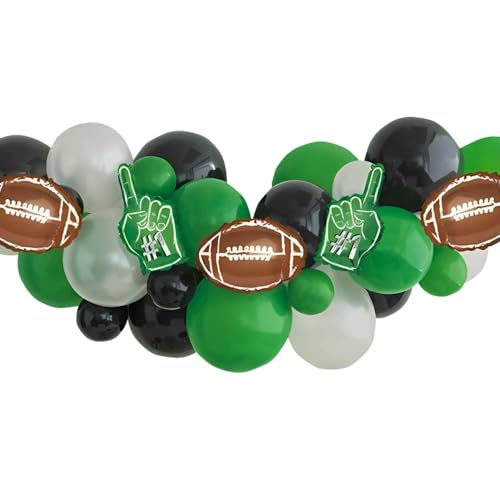 Kickoff Fußball Latex & Folie Ballon Bogen Kit - (Set von 26) - Perfekte Dekoration für Teamsiegpartys und Sportthemenfeiern von Unique