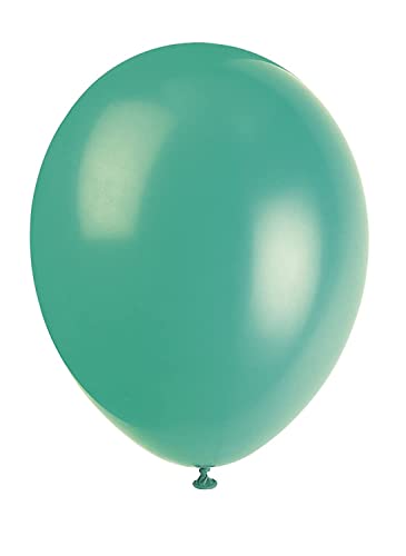 Latex-Party-Luftballons - 30 cm - Farn-grün - 10er-Pack von Unique