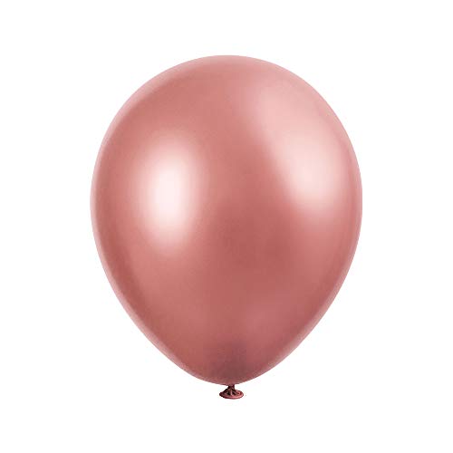 Latex-Platin-Luftballons - 28 cm - Roségold - 25er Packung von Unique