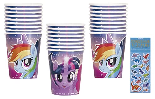 My Little Pony Birthday Party Supplies Bundle enthält 24 Pappbecher von Unique