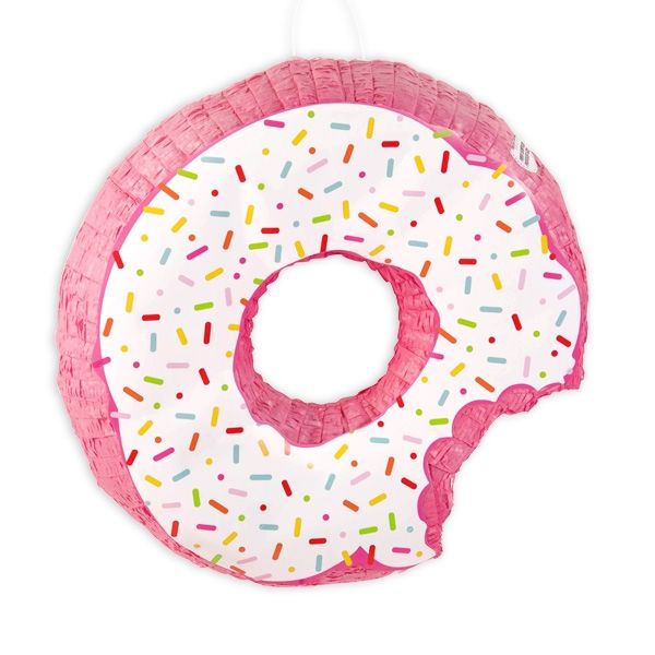 Pinata Donut, Geburtstagspinata zum Spielen und als Deko, 48cm x 48cm von Unique